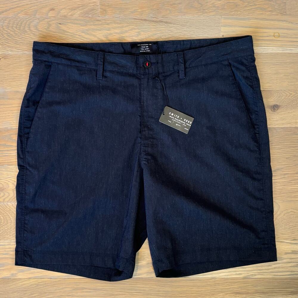 NWT Smith Rogue M’s Oeste Shorts Water Repellant 8” Inseam Charcoal Mens Size 35